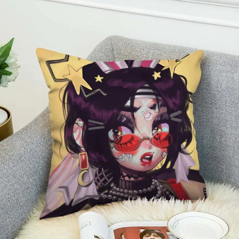 Axyaa Art Decor Pillow Cover 45x45 for Home & Car Decor
