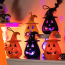 Axyaa Pumpkin Skull Night Light Lamp Double Changing LED Night Light