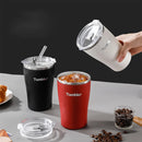 Axyaa 500ml Stainless Steel Thermal Coffee Mug Double Wall Insulated Water Cup