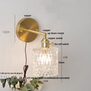 Axyaa Walnut Wood LED Wall Sconce Pull Chain Switch Stair Light Fixtures