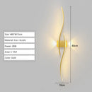 Axyaa LED Wall Lights in Black Gold White for Bedroom Corridor Balcony