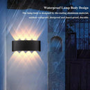 Axyaa Modern Garden Wall Light Waterproof Sconces LED Fixture IP66 AC85/265V