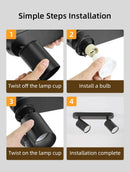 Axyaa LED Spot Light for GU10 Bulb Chandelier Ceiling Lamp.