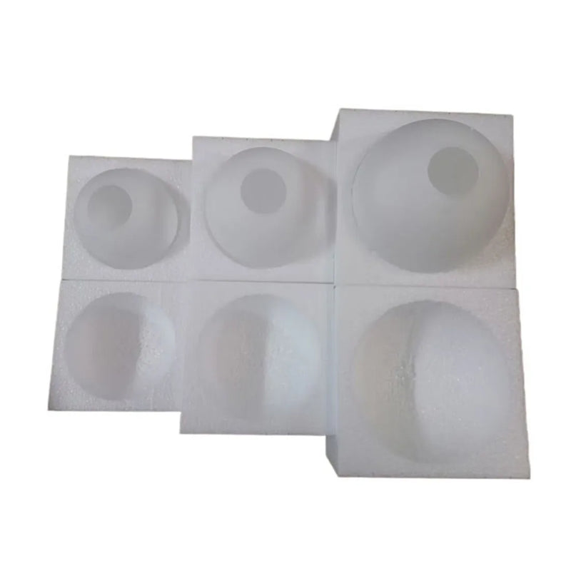 Axyaa Matte White Glass Shade Replacement for DIY Lamp Accessory