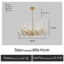 Axyaa LED Crystal Chandelier: Modern Luxury Tree Branch Design for Home Decor