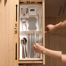 Axyaa Retractable Kitchen Drawer Organizer Box for Cutlery, Stationery & Clutter Org.