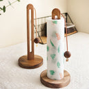 Axya Wooden Kitchen Paper Towel Rack Storage Stand