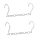 Axyaa 5-Hole Folding Hanger: Space-saving, Multifunctional, Windproof - Ideal for Apartments, Dorms, Families