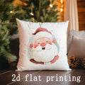 Axyaa Festive Santa & Christmas Tree Pillow Covers - Sofa, Bedroom, Car Pillow Cover