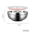 Axyaa Double Layer Stainless Steel Ramen Bowl - Large Soup Bowl