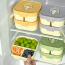 Axyaa Divided Lunch Box: Portable, Leak-proof, Microwave Safe Food Container