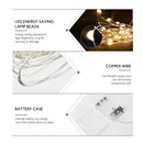 Axyaa LED Fairy Lights Battery Operated Copper Wire String Lights for Outdoor Events