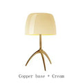 Modern Bauhaus Glass Table Lamp in Vibrant Colors by Axyaa