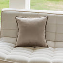 Axyaa French Khaki Chenille Pillow Cover for Stylish Home Decor