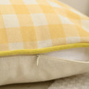 Axyaa Summer Sweet Cotton Cushion Cover 45X45 Polka Dot Check Flower Print Pillowcase