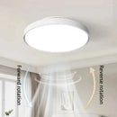 Axyaa Bladeless Ceiling Fan Light Remote Control LED 6-speed Low Noise Bedroom Living Room Decor