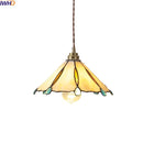 Axyaa Nordic Glass Copper LED Pendant Lamp for Dining Room and Bedroom