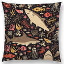 Axyaa Cute Sloth Elephant Leaf Pillowcase with Flashing Lights - 45x45 50x50