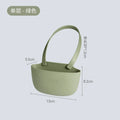 Axyaa Silicone Sink Holder Bathroom Storage Basket Sponge Soap Dish Bag