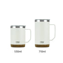 Axyaa Stainless Steel Insulated Coffee Mug with Lid and Handle