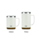 Axyaa Stainless Steel Coffee Mug with Handle & Lid, Insulated Water Cup