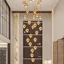 Axyaa LED Pendant Chandeliers: Modern Lighting for Living Room and Staircase