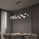 Axyaa Nordic Glass Chandelier Pendant Lamp for Dining Room Lighting