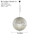 Axyaa Fiberglass Chandelier Pendant Lamp for Staircase Living Room & Bar