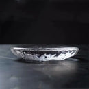Axya Clear Glass Dinner and Dessert Plates Set - Sushi, Snacks, Fruit, Salad, Dim Sum