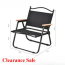 Axyaa Portable Beach Chair: Foldable Carbon Steel Outdoor Camping Stool
