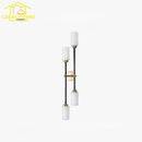 Axyaa Copper Glass LED Wall Lamp for Living Room Bedroom Studio