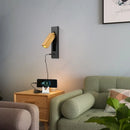Axyaa LED Warm Light Strip Wall Lamp with Adjustable Spotlight Angle for Study Bedroom