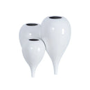 Axyaa Ceramic Bubble Vase Set - Abstract Handicraft Flower Arranger