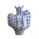 Axyaa Pomegranate Pot Ceramic Vase: Chinese-style Handmade Retro Home Decoration Flowerpot