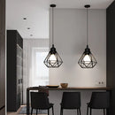 Axyaa Metal Wire Cage Pendant Light Cover Industrial Style for Ceiling Hanging Lamp