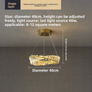 Axyaa Nordic Crystal Chandelier for Luxury Living Room & Dining Room