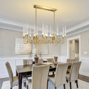 Axyaa Crystal Chandelier: Nordic Design for Dining Room, Bedroom, Bar Counter, Living Room Luxe