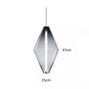 Axyaa Glass Chandelier LED Pendant Light - Nordic Style Bedroom Living Kitchen Decor