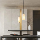 Axyaa Nordic LED Pendant Lamp: Modern Marble Chandelier for Bedroom, Kitchen, Dining Room