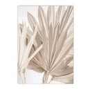 Axyaa Beige Dandelion Bunny Tail Grass Canvas Art Print Nordic Flower Poster