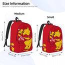Axyaa Kids Backpack - Winnie The Pooh Theme for School and Outdoor Essentials
