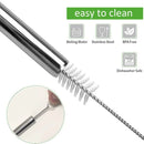 Axyaa Stainless Steel Reusable Drinking Straws - Set of 50