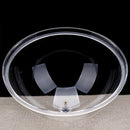 Axya Round Food Cover PC Acrylic Meal Cake Snack Tray Lid - Transparent