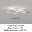 Axyaa Modern LED Ceiling Light - White/Black Bedroom & Dining Room Pendant Fixture