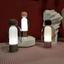 Axyaa Glass Mushroom Table Lamp: Modern Nordic LED Desk Light for Bedroom & Living Room
