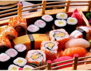 Axya Pine Sushi Bridge Boat Plate for Creative Table Setting