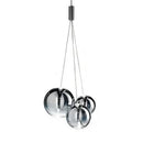Axyaa Nordic LED Glass Chandelier for Living Dining Room, Restaurant - Pendant Lamp