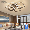 Axyaa Dimmable LED Ceiling Light for Living, Bedroom, Dining - Modern Surface Mounted Fixture