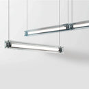 Axyaa Modern Glass Chandelier Light: Luxury Office & Hotel Designer Lighting