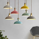 Axyaa Vintage Metal Pendant Light Adjustable Hanging Lamp for Kitchen Island.